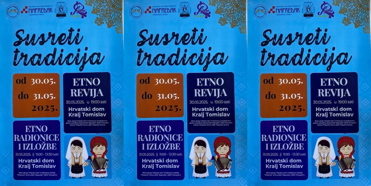 “Susreti tradicija” – promocija kulturnog naslijeđa kroz etno radionice i izložbe